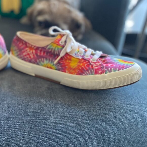 Superga Cotu 2750 Sneakers, Tie Dye, Size 41/9.5 - Picture 8 of 14